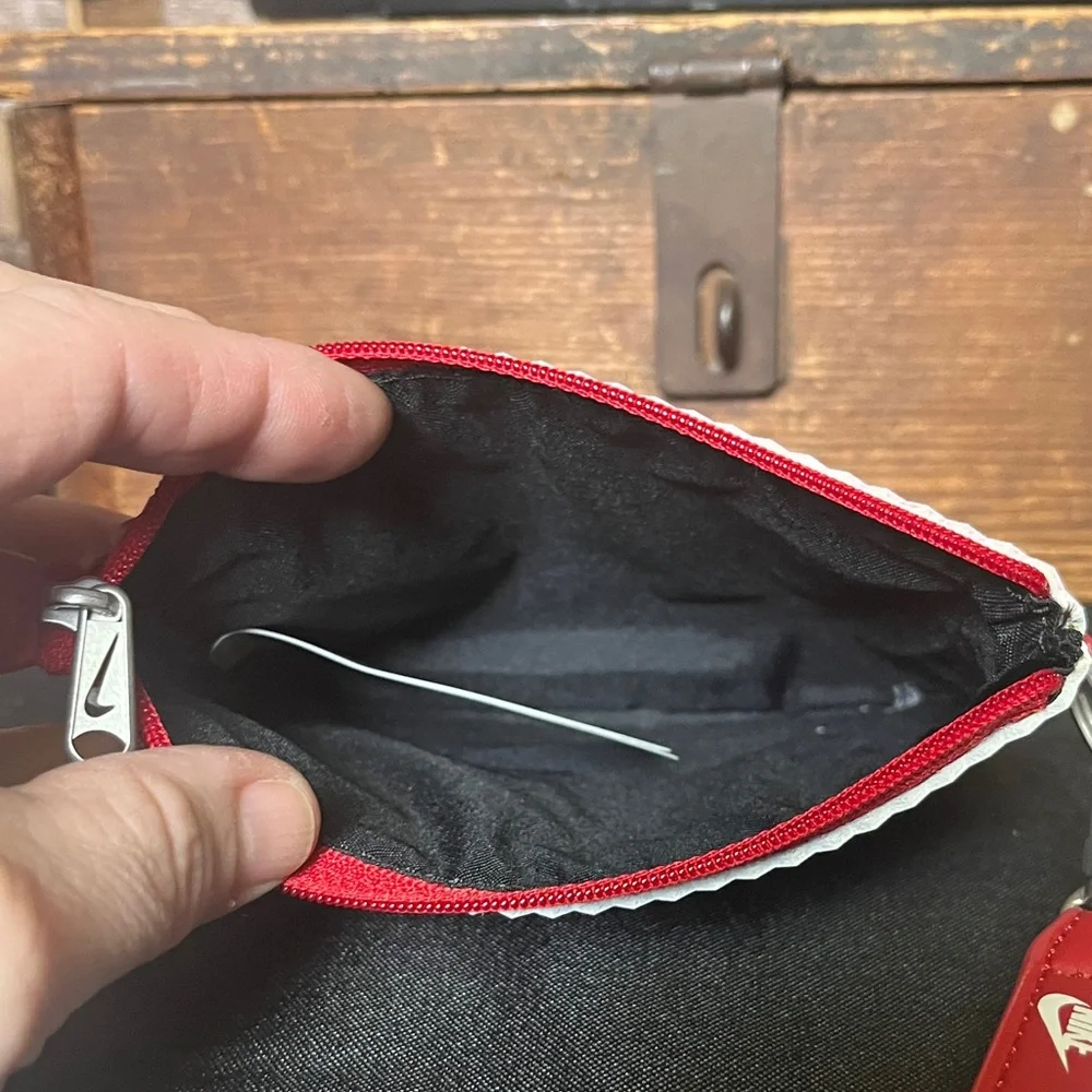 Nike Cortez Wristlet in Red and White